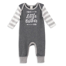 Load image into Gallery viewer, Tesa Babe - Baby Boy's "Little Brother" Cotton Romper