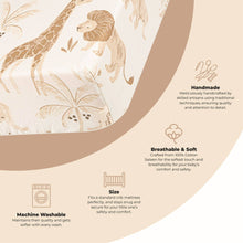 Load image into Gallery viewer, Crane Baby - Kendi Crib Sheet (Animal)