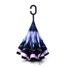 Load image into Gallery viewer, Selini New York - Feather Double Layer Inverted Umbrella