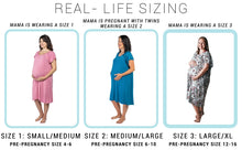 Load image into Gallery viewer, Three Little Tots Maternity Mommy Labor and Delivery/Nursing Gown - Comfortable and Functional