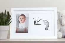 Load image into Gallery viewer, Baby's Print Frame & Ink Kit, White, by Little Pear