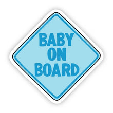 Load image into Gallery viewer, Baby On Board Decal Sticker (Pink or Blue)