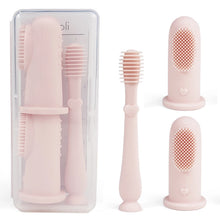 Load image into Gallery viewer, Baby Finger Toothbrush & Tongue Cleaner Oral Set 3m+ | Start Healthy Oral Care Early