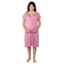 Load image into Gallery viewer, Three Little Tots Maternity Mommy Labor and Delivery/Nursing Gown - Comfortable and Functional