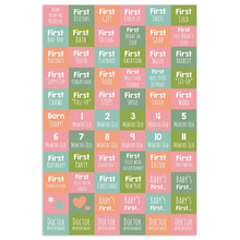 Load image into Gallery viewer, Baby's First Year Floral Open Dated Wall Calendar