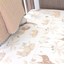 Load image into Gallery viewer, Crane Baby - Kendi Crib Sheet (Animal)