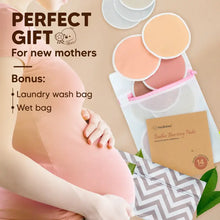 Load image into Gallery viewer, KeaBabies SOOTHE Organic Nursing Pads (Lovelle, Medium 3.9") 14 pack