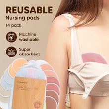 Load image into Gallery viewer, KeaBabies SOOTHE Organic Nursing Pads (Lovelle, Medium 3.9") 14 pack