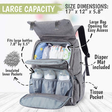 Load image into Gallery viewer, Explorer Large Diaper Backpack