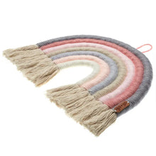 Load image into Gallery viewer, Macrame Nursery Wall Décor - Rainbow (Ice Cream) by Ali and Oli