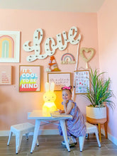 Load image into Gallery viewer, Macrame Nursery Wall Décor - Rainbow (Ice Cream) by Ali and Oli