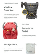 Load image into Gallery viewer, Elegance Plus Stroller Weather Shield by Manito