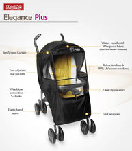 Load image into Gallery viewer, Elegance Plus Stroller Weather Shield by Manito