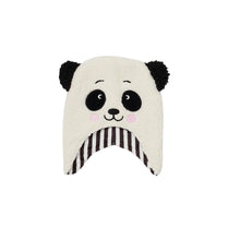 Load image into Gallery viewer, Izzy & Oliver - Panda Cozy Baby Onesie & Hat - Soft and Warm 0-12 Months "Be Happy"