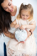 Load image into Gallery viewer, Cute Nursery Polka Dot Piggy Bank: The Perfect Shower Gift!
