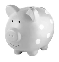 Load image into Gallery viewer, Cute Nursery Polka Dot Piggy Bank: The Perfect Shower Gift!