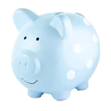 Load image into Gallery viewer, Cute Nursery Polka Dot Piggy Bank: The Perfect Shower Gift!