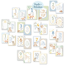 Load image into Gallery viewer, Woodland Itzy Moments™ Double-Sided Milestone Cards