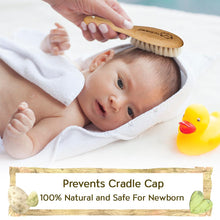 Load image into Gallery viewer, KeaBabies Luxurious All Natural Hair brush Set - Great Baby Shower Gift