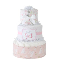 Load image into Gallery viewer, The Baby Blossom Company Diaper Cake: The Perfect Baby Shower Must-Have