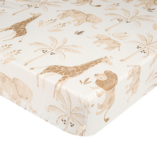 Load image into Gallery viewer, Crane Baby - Kendi Crib Sheet (Animal)