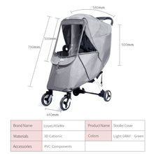 Load image into Gallery viewer, Universal Baby Stroller Rain Cover