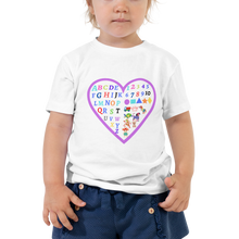 Load image into Gallery viewer, Toddler Girl ABC and 123 Short Sleeve Tee