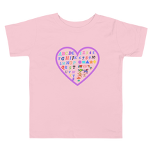 Load image into Gallery viewer, Toddler Girl ABC and 123 Short Sleeve Tee