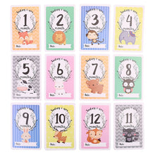 Load image into Gallery viewer, Celebrate Baby's Magical Milestones with Adorable Animal Photography Cards!