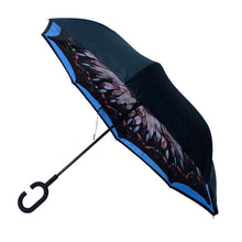 Load image into Gallery viewer, Selini New York - Feather Double Layer Inverted Umbrella
