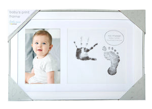 Baby's Print Frame & Ink Kit, White, by Little Pear