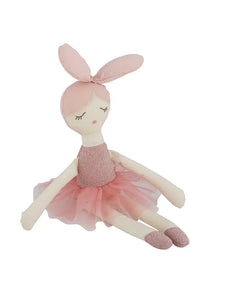 Adorable Nursery Companions - Swan, Pink Rabbit, Ballerina, and Flamingo Doll Options