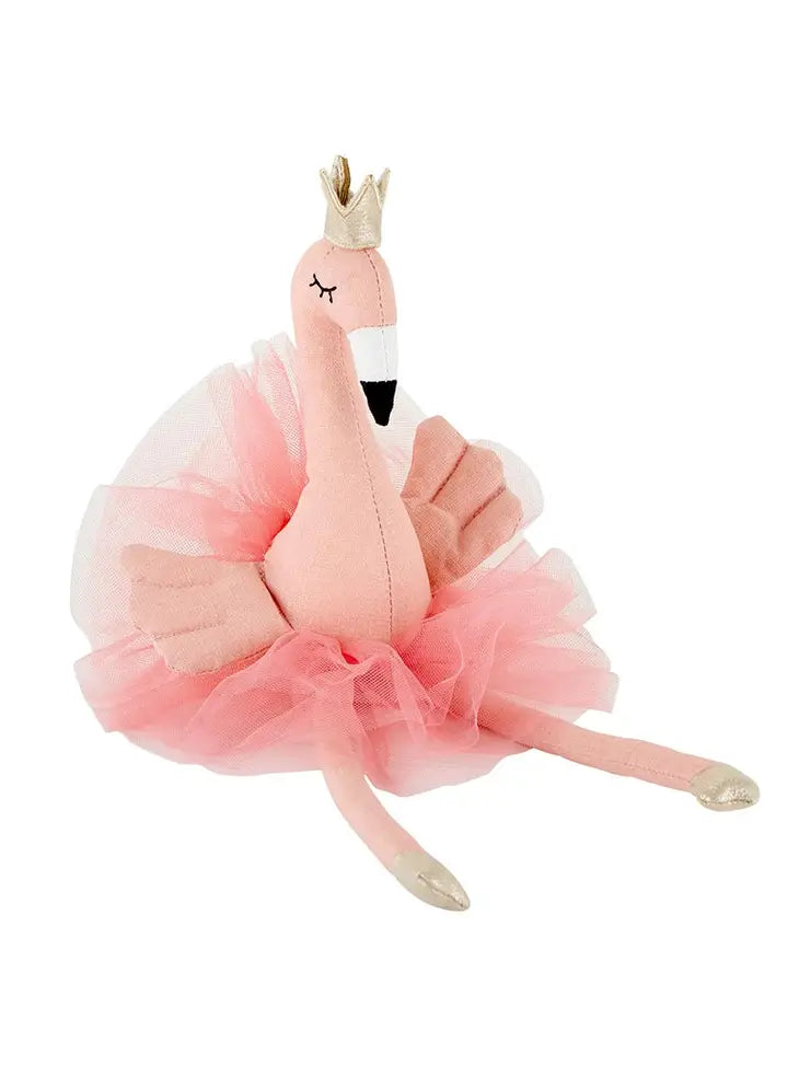 Adorable Nursery Companions - Swan, Pink Rabbit, Ballerina, and Flamingo Doll Options