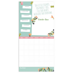 Baby's First Year Floral Open Dated Wall Calendar