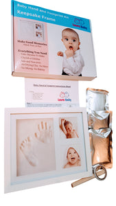 Capture Precious Moments: Laura Baby's Premium Baby Handprint Kit - A Timeless Keepsake