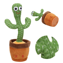 Load image into Gallery viewer, Dancing Cactus Mimicking Toy, USB Rechargeable, 120 Songs
