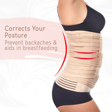 Load image into Gallery viewer, 3 in 1 Postpartum Recovery Wrap - Bounce Back with the Tummy Bandit Waist Shape-wear
