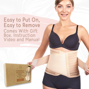 3 in 1 Postpartum Recovery Wrap - Bounce Back with the Tummy Bandit Waist Shape-wear