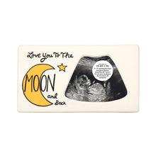 Load image into Gallery viewer, Love to Moon Sonogram Frame by Enesco
