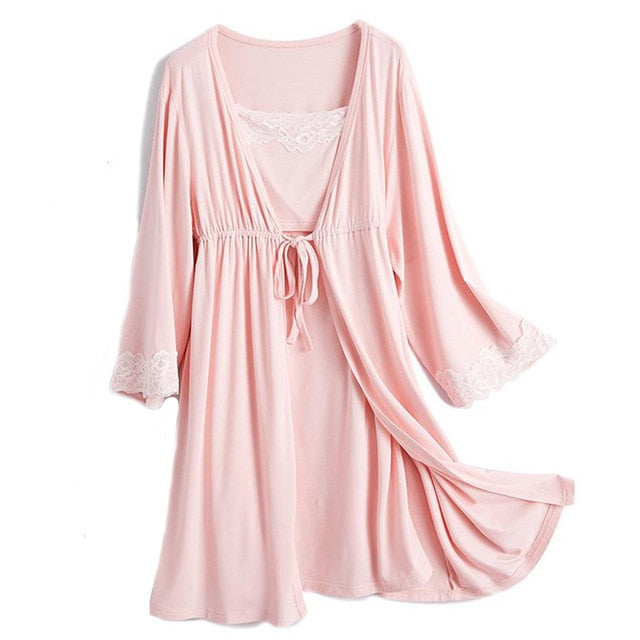 Pampered Mom Maternity Sleepwear (Gown and Robe)