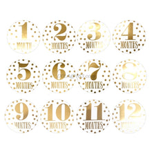 Load image into Gallery viewer, Cherish Every Moment: 12-Piece Baby Photography Monthly Milestones Photo Cards
